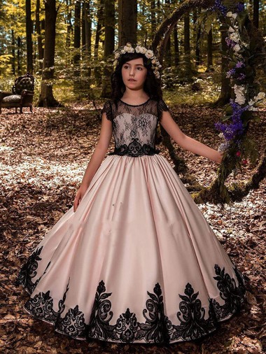 Sleeveless Ivory Ball Gown Sweetheart Flower Girl Dress for Wedding Maidstone