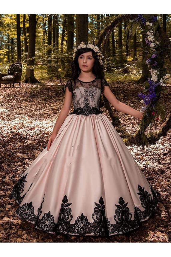 Sleeveless Ivory Ball Gown Sweetheart Flower Girl Dress for Wedding Maidstone