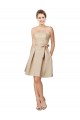 Sleeveless Champagne A-Line Satin & Lace Sweetheart Bridesmaid Dress Maidstone