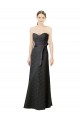 Sleeveless Slate Grey Sheath Sweetheart Bridesmaid Dress Maidstone