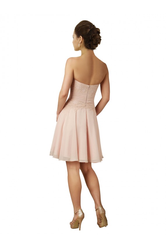 Sleeveless Pink A-Line Sweetheart Bridesmaid Dress Maidstone