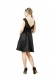 Sleeveless Black V-Back A-Line Illusion Neck Bridesmaid Dress Maidstone