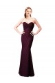 Sleeveless Grape A-Line Sweetheart Bridesmaid Dress Maidstone