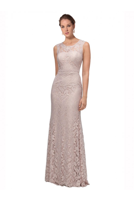 Sleeveless Mermaid Illusion Neck Prom Dress / Bridesmaid Dress Maidstone