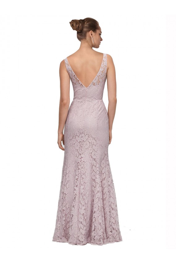 Sleeveless V-Back Mermaid V-Neck Formal Dress / Bridesmaid Dress Maidstone