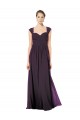 Sleeveless Grape Keyhole Back A-Line Sweetheart Formal Dress / Bridesmaid Dress Maidstone