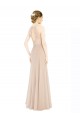 Sleeveless Champagne Keyhole Back A-Line Halter Neck Prom Dress / Bridesmaid Dress Maidstone