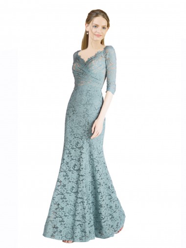 Half Sleeves A-Line Sweetheart Prom Dress / Bridesmaid Dress Maidstone