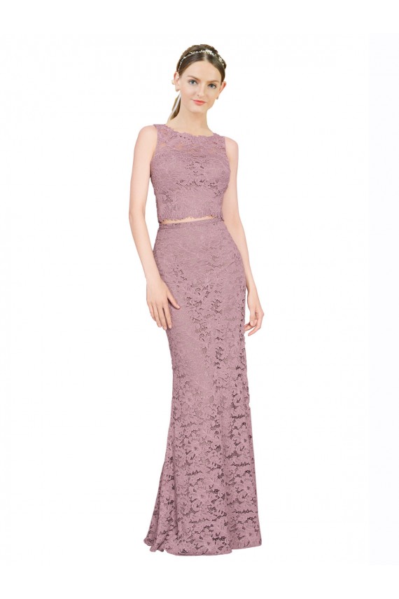 Sleeveless Mermaid Illusion Neck Prom Dress / Bridesmaid Dress Maidstone