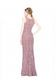 Sleeveless Mermaid Illusion Neck Prom Dress / Bridesmaid Dress Maidstone