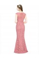 Sleeveless Salmon Mermaid Sweetheart Prom Dress / Bridesmaid Dress Maidstone