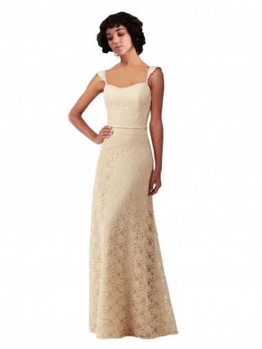 Sleeveless Champagne A-Line Sweetheart Bridesmaid Dress Maidstone