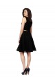 Sleeveless Black A-Line Jewel Neck Bridesmaid Dress Maidstone