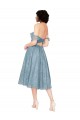 Sleeveless Keyhole Back A-Line Off the Shoulder Bridesmaid Dress Maidstone