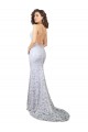 Sleeveless White Low Back Sheath High Neck Wedding Dress Maidstone