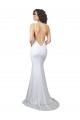 Sleeveless White Backless Mermaid High Neck Wedding Dress Maidstone