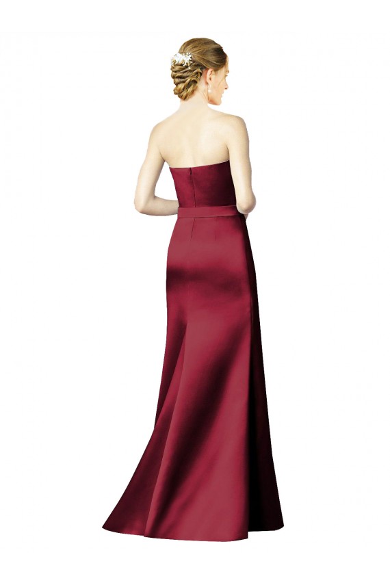 Sleeveless Burgundy Mermaid Sweetheart Bridesmaid Dress / Evening Dress Maidstone