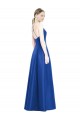 Sleeveless Royal Blue Criss Cross Open Back A-Line Spaghetti Straps Bridesmaid Dress Maidstone