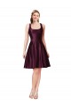 Sleeveless V-Back A-Line Bateau Neck Prom Dress / Bridesmaid Dress Maidstone