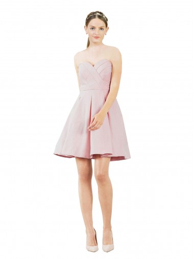 Sleeveless Pink A-Line Sweetheart Evening Gown / Bridesmaid Dress Maidstone