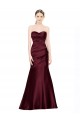 Sleeveless Burgundy Low Back Mermaid Sweetheart Formal Evening Gown / Prom Dress / Bridesmaid Dress Maidstone