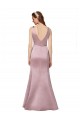 Sleeveless Burgundy V-Back Sheath V-Neck Formal Evening Gown / Prom Dress / Bridesmaid Dress Maidstone