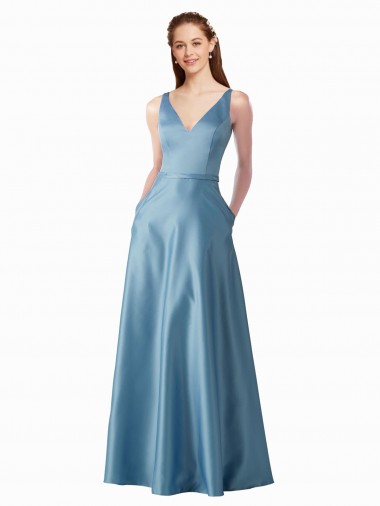 Sleeveless A-Line High Neck Black Tie Prom Dress / Bridesmaid Dress Maidstone