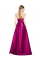 Sleeveless Merlot A-Line V-Neck Prom Dress / Bridesmaid Dress Maidstone