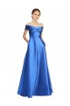 Sleeveless A-Line Off the Shoulder Black Tie Evening Gown / Prom Dress / Bridesmaid Dress Maidstone