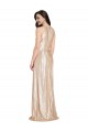 Sleeveless Gold Sheath Halter Neck Formal Evening Gown / Prom Dress / Bridesmaid Dress Maidstone