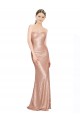Sleeveless Rose Gold Low Back A-Line Sweetheart Formal Evening Gown / Prom Dress / Bridesmaid Dress Maidstone