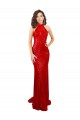 Sleeveless Red Open Back Mermaid Halter Neck Formal Evening Gown / Prom Dress / Bridesmaid Dress Maidstone