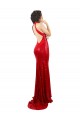 Sleeveless Red Open Back Mermaid Halter Neck Formal Evening Gown / Prom Dress / Bridesmaid Dress Maidstone