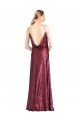 Sleeveless Burgundy A-Line Halter Neck Formal Evening Gown / Prom Dress / Bridesmaid Dress Maidstone