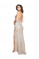 Sleeveless Champagne Criss Cross Open Back Mermaid Spaghetti Straps Black Tie Evening Gown / Prom Dress / Bridesmaid Dress Maidstone