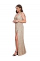 Sleeveless Gold A-Line V-Neck Black Tie Plus Size Evening Gown / Prom Dress / Bridesmaid Dress Maidstone