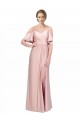 Cold Shoulder Low Back Sheath Off the Shoulder Formal Evening Gown / Prom Dress / Bridesmaid Dress Maidstone