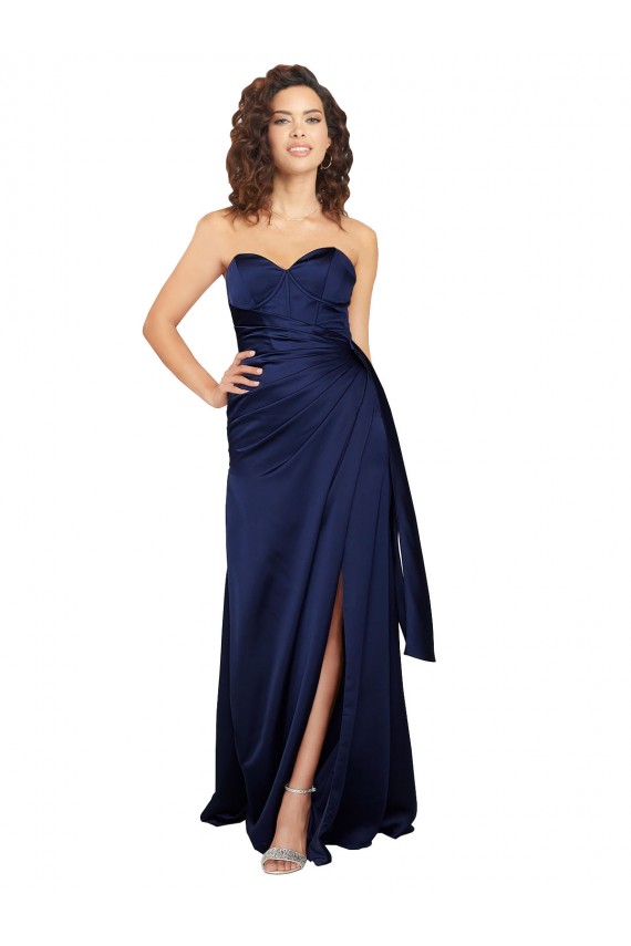 Sleeveless Sapphire A-Line Sweetheart Formal Evening Gown / Prom Dress / Bridesmaid Dress Maidstone