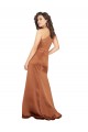 Sleeveless Orange A-Line One Shoulder Formal Dress / Bridesmaid Dress Maidstone