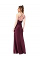 Sleeveless Black Criss Cross Back Sheath V-Neck Black Tie Evening Gown / Prom Dress / Bridesmaid Dress Maidstone
