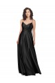 Sleeveless Black Low Back A-Line V-Neck Formal Dress / Bridesmaid Dress Maidstone