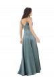 Sleeveless Black V-Back A-Line V-Neck Formal Evening Gown / Prom Dress / Bridesmaid Dress Maidstone