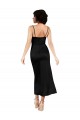 Sleeveless Black A-Line Spaghetti Straps Formal Evening Gown / Prom Dress / Bridesmaid Dress Maidstone