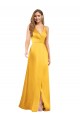 Sleeveless Open Back A-Line V-Neck Formal Dress / Bridesmaid Dress Maidstone