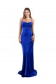 Sleeveless Royal Blue Criss Cross Open Back Sheath Cowl Neck Formal Evening Gown / Prom Dress / Bridesmaid Dress Maidstone