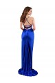 Sleeveless Royal Blue Criss Cross Open Back Sheath Cowl Neck Formal Evening Gown / Prom Dress / Bridesmaid Dress Maidstone