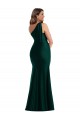 Sleeveless Ever Green Mermaid One Shoulder Formal Plus Size Evening Gown / Prom Dress / Bridesmaid Dress Maidstone