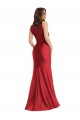 Sleeveless Red Mermaid Square Neck Formal Plus Size Evening Gown / Prom Dress / Bridesmaid Dress Maidstone