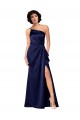 Sleeveless Sapphire A-Line One Shoulder Black Tie Evening Gown / Prom Dress / Bridesmaid Dress Maidstone