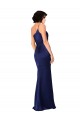 Sleeveless Sapphire A-Line One Shoulder Black Tie Evening Gown / Prom Dress / Bridesmaid Dress Maidstone